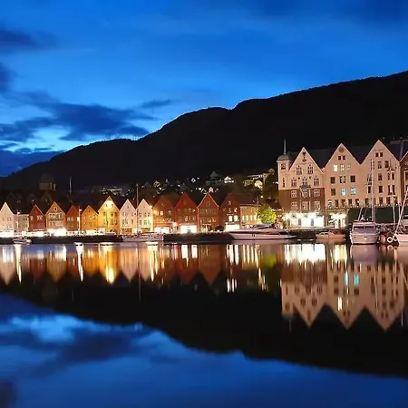 度假居 Beautiful Near Bryggen Balcony Fireplace *