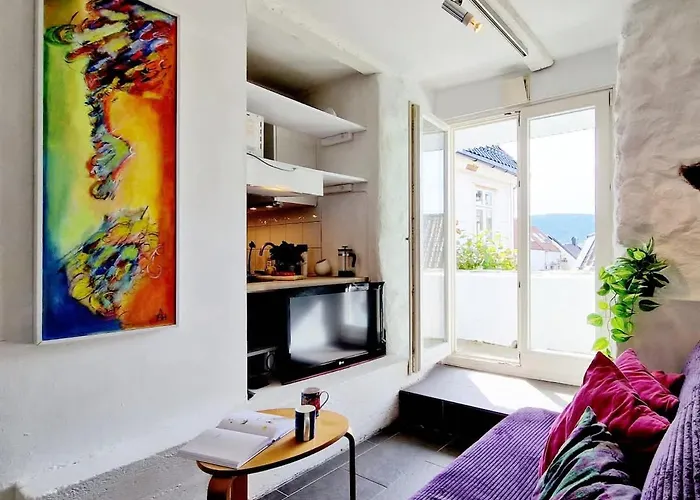 Beautiful Near Bryggen Balcony Fireplace Bergen